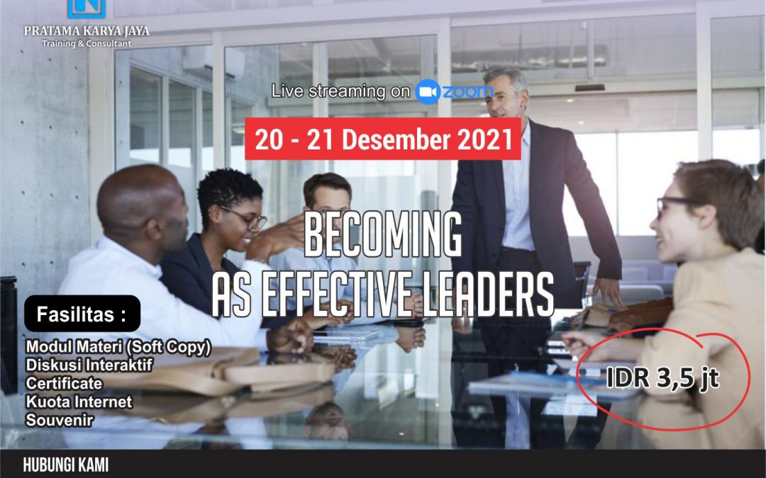 Pelatihan Becoming As Effeective Leaders